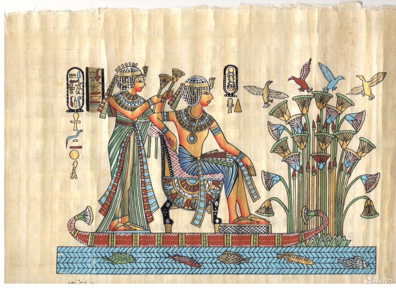 Египетские Картины На Папирусе