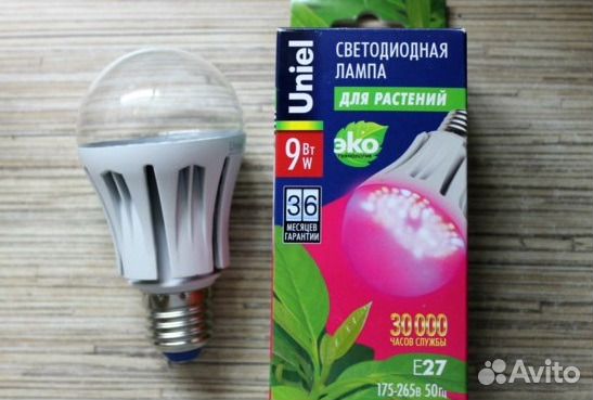 Светодиодная фито лампа для растений 9Вт купить на Зозу.ру - фотография № 2