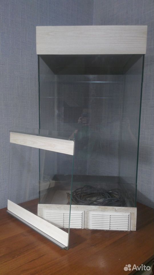 Террариум вертикальный + 2 обогревателя и лиана купить на Зозу.ру - фотография № 4
