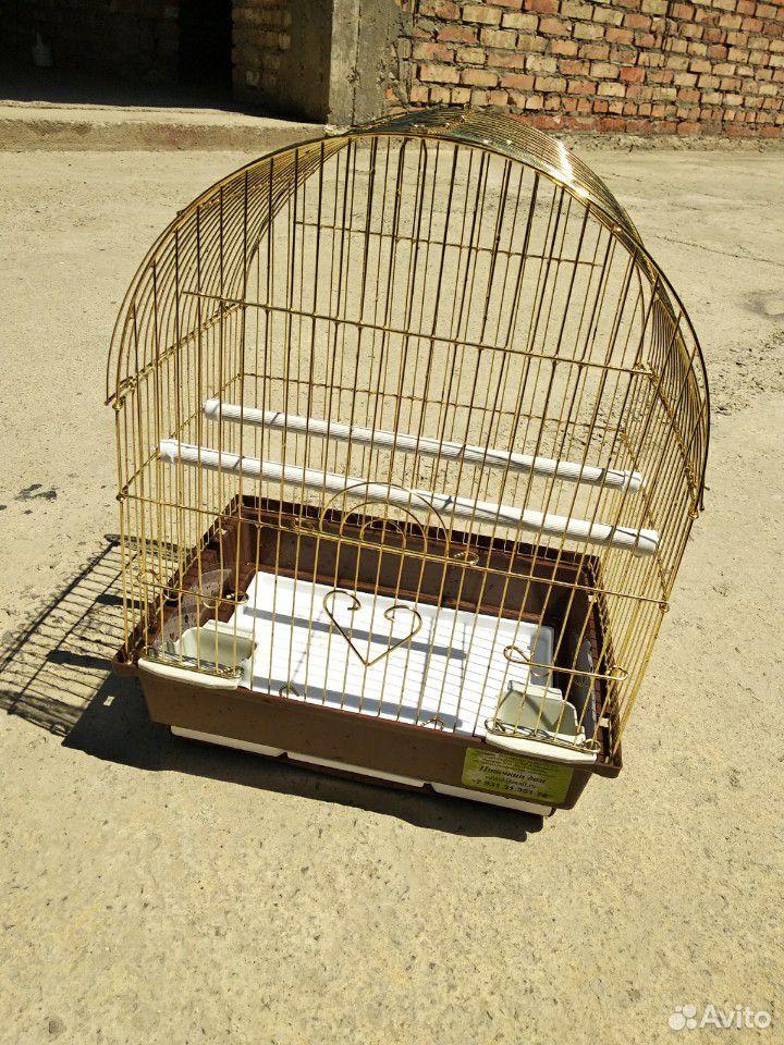 Клетка для попугая в идеальном состоянии купить на Зозу.ру - фотография № 4