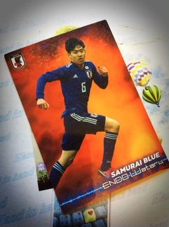 Спортивная карточка японские футболисты