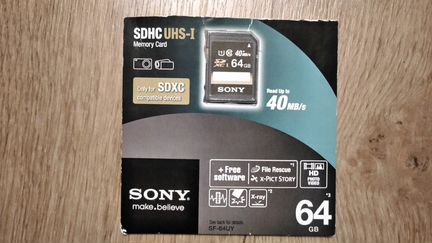 SD карта Sony 64 Gb
