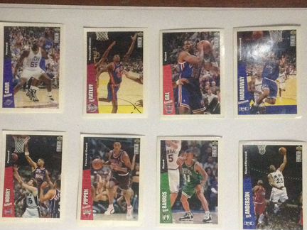 Наклейки UpperDeck - NBA basketball 1996-1997