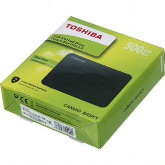 Внешний жесткий диск Toshiba Canvio Basics 500 гб