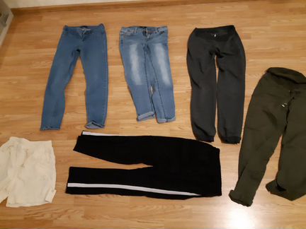 Вещи пакетом (брюки+джинсы, 6 шт)