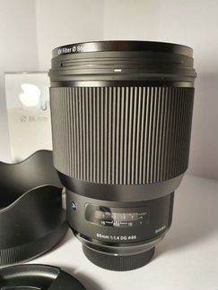 Объектив Sigma 85mm F1.4 Art (Nikon F) + док-станц
