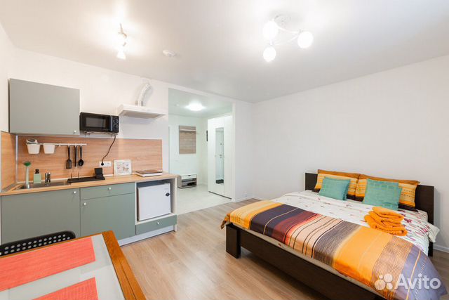 

Квартира-студия, 25,5 м², 1 кровать