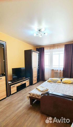 

1-к. квартира, 42 м², 2 кровати
