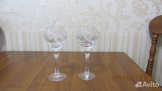 Фужеры хрусталь