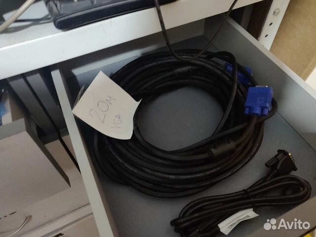 Кабель для монитора 10М D-Sub (VGA) б/у