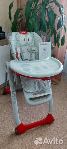 Стульчик для кормления chicco polly 2start
