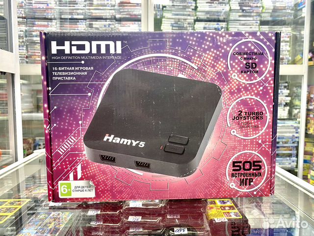 Hamy 5 Hdmi + 505 игр Игровая Приставка Новая