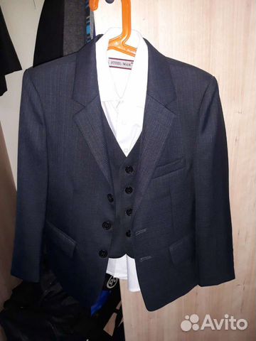 Пиджак(рубашка и жилет)