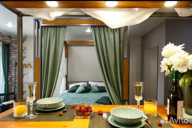

Квартира-студия, 40 м², 2 кровати