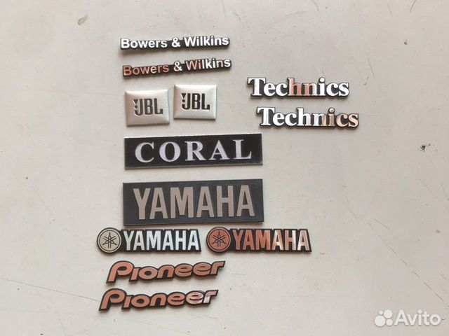 Шильдик техникс, jbl, yamaha,пионер,B&W