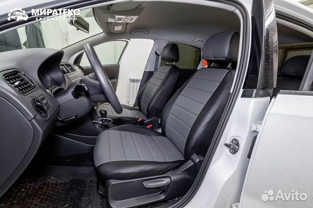 Авточехлы Фольксваген Поло / Экокожа полоса