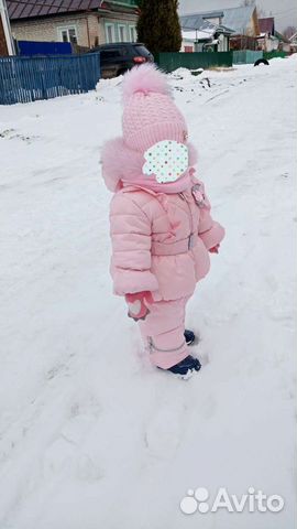 Детский зимний костюм на девочку