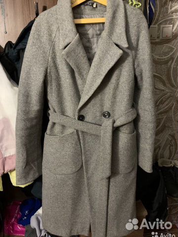Пальто женское 46 размер. Носила в теплую зиму