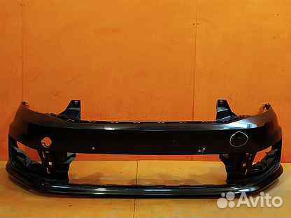 Бампер Volkswagen Polo черный перламутр