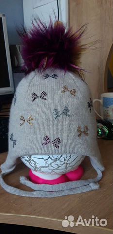 Шапка утепленная для девочки
