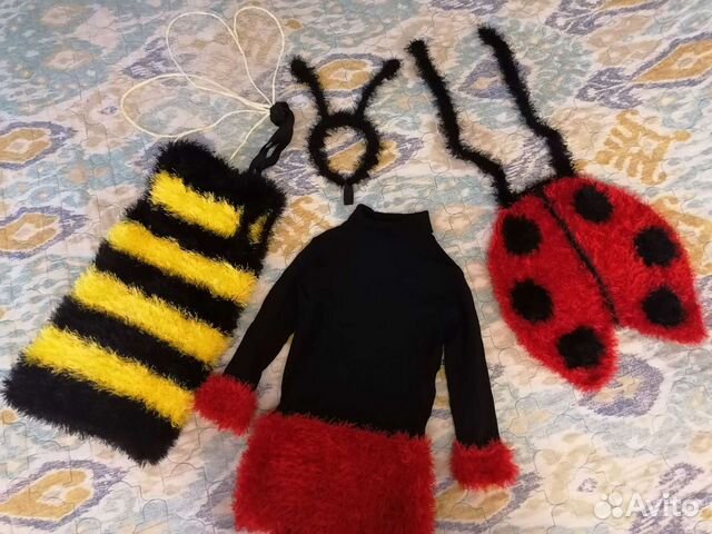 Костюм пчелки и божьей коровки