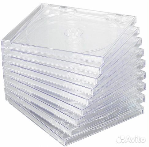 Коробки для CD дисков прозрачные