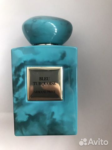 armani prive bleu turquoise