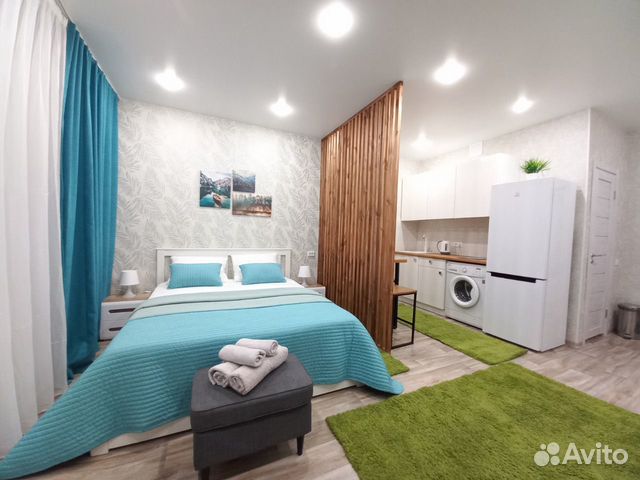 

Квартира-студия, 30 м², 2 кровати