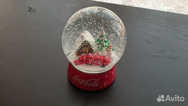 Новогодний снежный Шар Coca-Cola