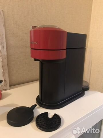 Кофемашина Nespresso Vertuo Next GCV-1 cherry red