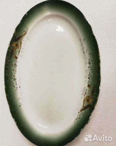 Блюдо фарфоровое фабрики Кузнецова