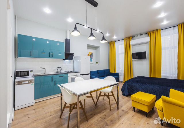 

Квартира-студия, 30 м², 2 кровати