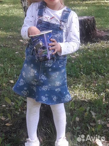 Джинсовый сарафан,джинсовка