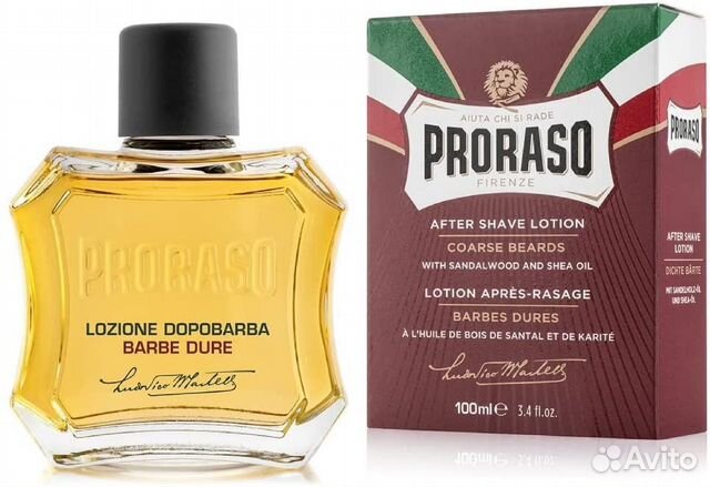 Лосьон после бритья питательный, Proraso 100 ml