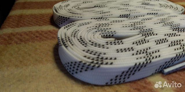 Шнурки хоккейные/для коньков с пропиткой