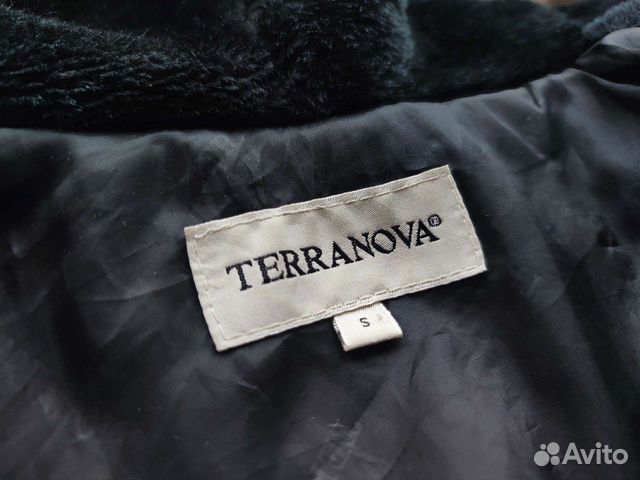 Искусственная шуба дафлкот черная Terranova 44