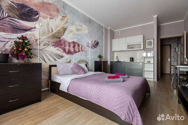 

Квартира-студия, 30 м², 1 кровать