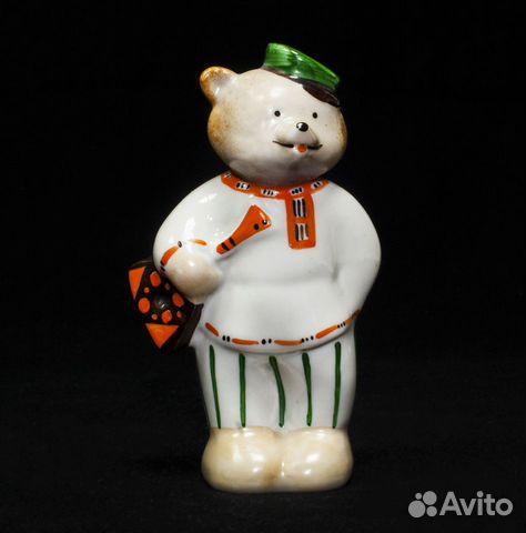 Статуэтка Мишка с балалайкой из серии Теремок