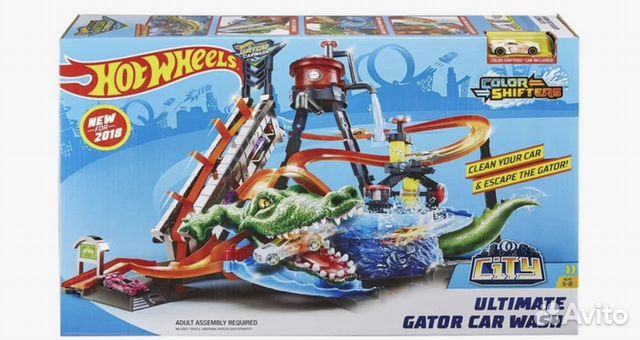 hot wheels city gator car wash