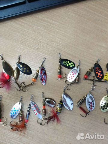 Блесна, воблер, Mepps, вращающиеся