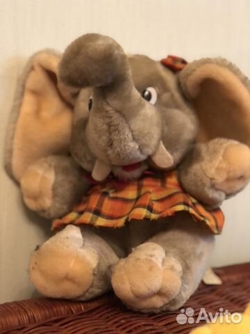 Мягкая игрушка винтаж СССР -Слоник