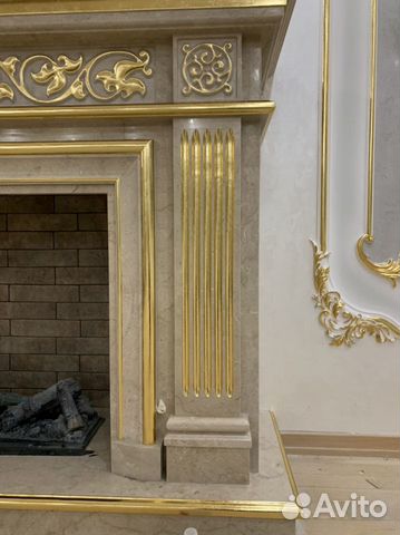 Золочение лепнины профессионально