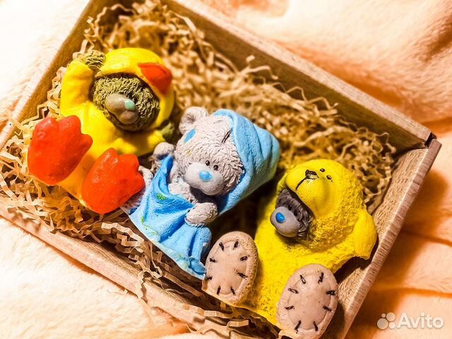 Мишка Тедди ручная работа. Мыло. Подарок/презент