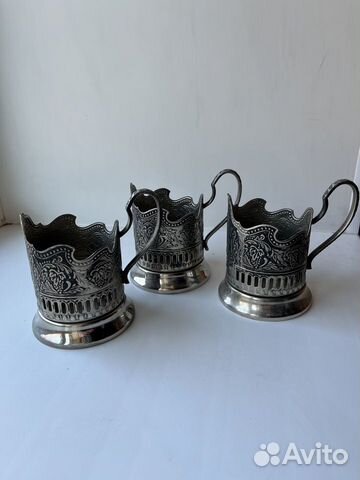 Подстаканник нейзильбер Кольчугинский з-д СССР