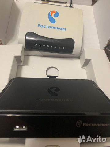 Роутер и тв приставка Ростелеком
