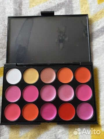 Палитра помад 15, 66 цветов