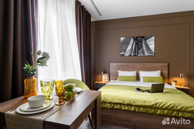 

Квартира-студия, 25 м², 1 кровать