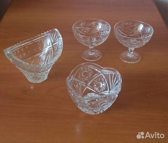 Хрусталь вазочки