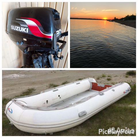 Лодка Stingray 420 AL + Suzuki DT30 (Япония)