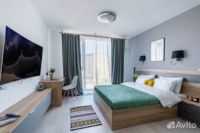 

Квартира-студия, 30 м², 1 кровать